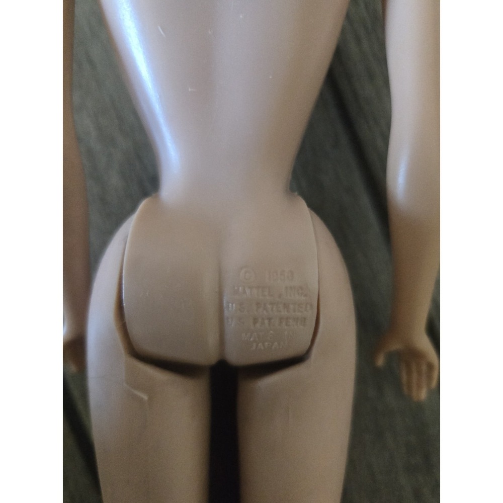 Vintage 1958 Color Magic Barbie Blonde Hair Blue Eyes Bendable Legs Japan READ - Picture 10 of 16